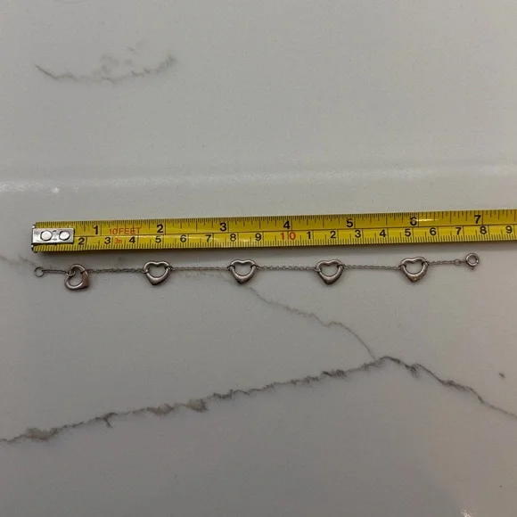 Tiffany & Co. Elsa Peretti Open Heart Bracelet and Earring Set - Picture 3 of 7